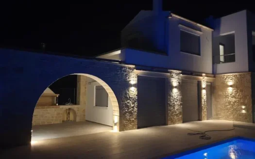 Tsivaras,Luxury villa for long term rental with pool and sea view