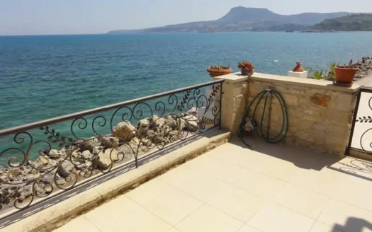 Kalives ,a sea front house  for long term rental on Crete