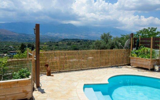 Exopolis .Unfurnished villa with pool for long term rental on Crete