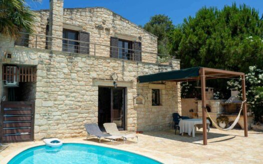 Exopolis .Unfurnished villa with pool for long term rental on Crete