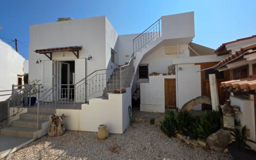Plaka. House for sale with sea and mountain view on Crete