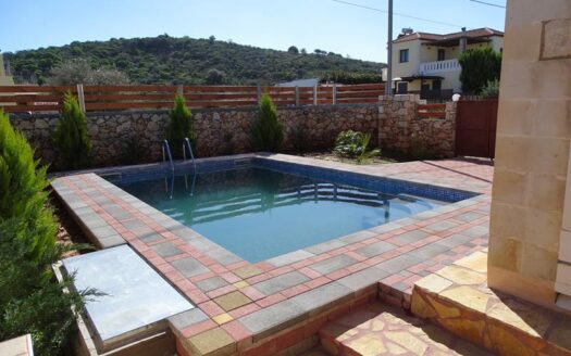 Neo Chorio.Stone house with pool for sale on Crete