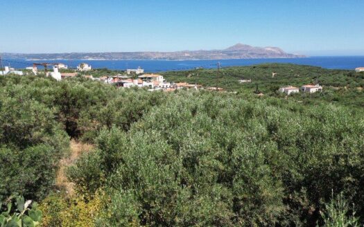Plaka Apokoronas, a beautiful Sea View Plot with Traditional Buildings for Restoration
