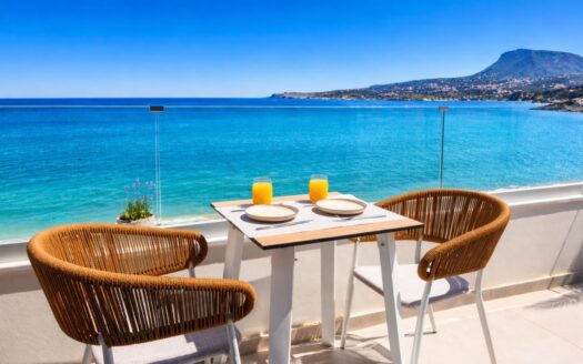 Kalives.Luxury sea front villa for winter let on Crete
