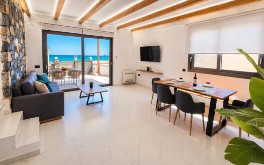 Kalives.Luxury sea front villa for winter let on Crete