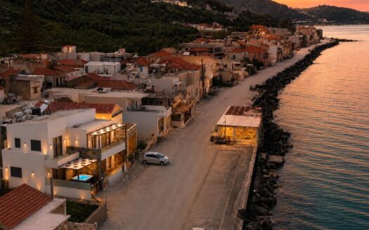 Kalives.Luxury sea front villa for winter let on Crete